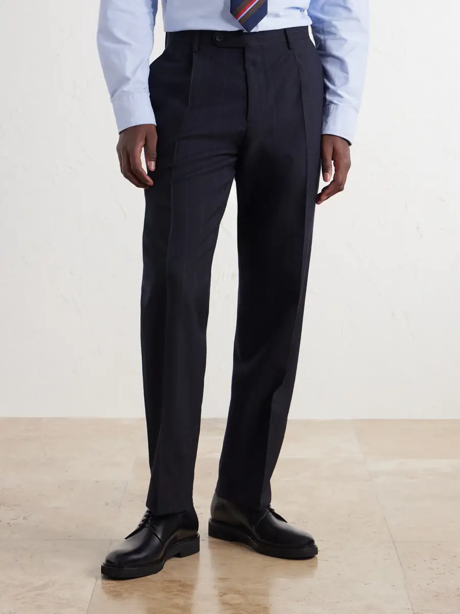MR P. Straight-Leg Pinstriped Wool Suit Trousers - Men | Thumbnail 3 MR P. Straight-Leg Pinstriped Wool Suit Trousers - Men | Thumbnail 3