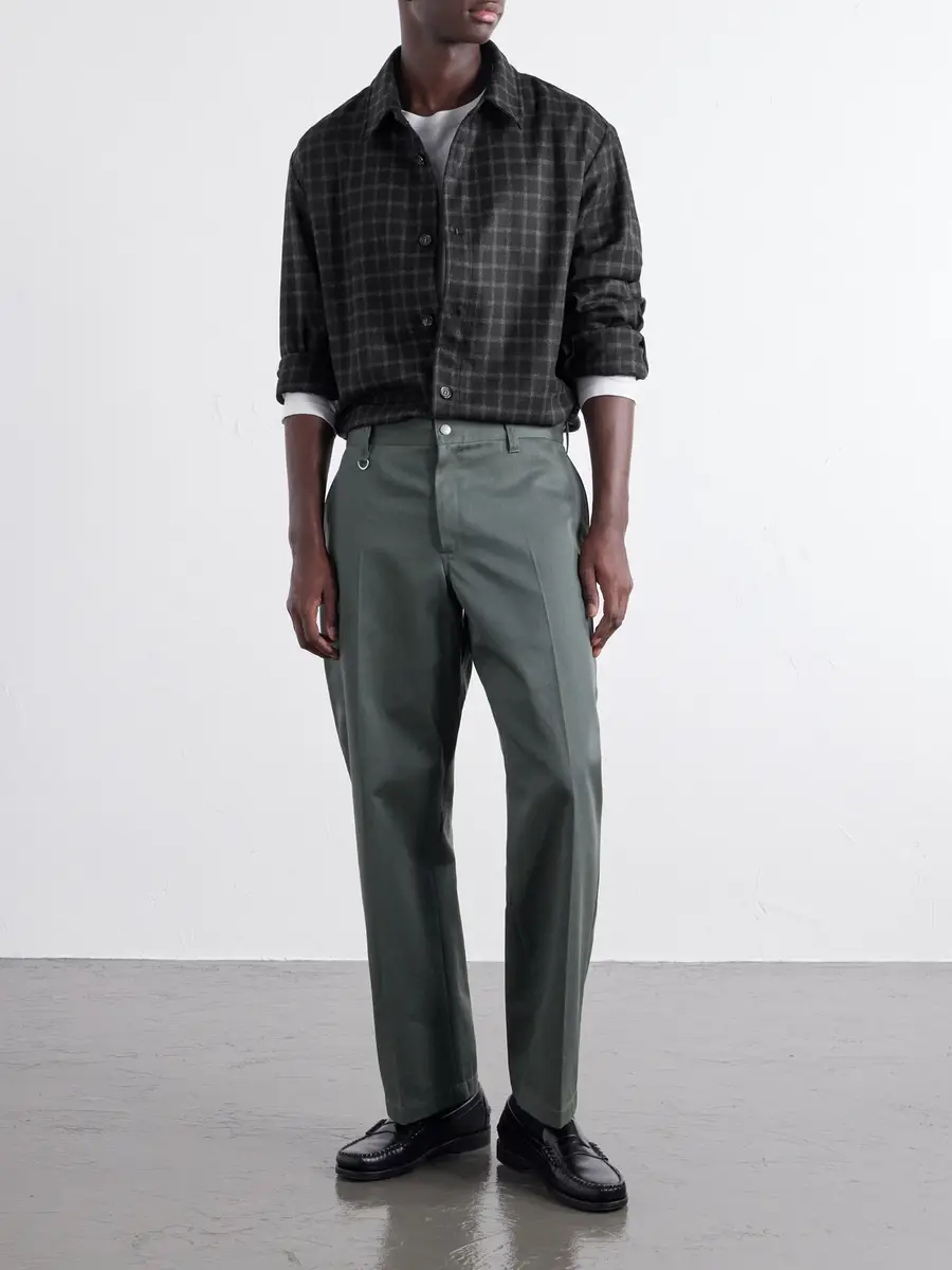A.P.C. Bobby Checked Wool-Blend Twill Shirt - Men | Thumbnail 2 A.P.C. Bobby Checked Wool-Blend Twill Shirt - Men | Thumbnail 2