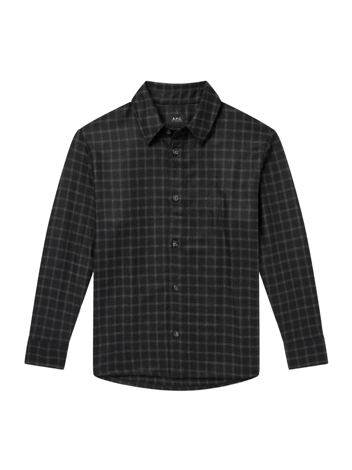 A.P.C. Bobby Checked Wool-Blend Twill Shirt - Men