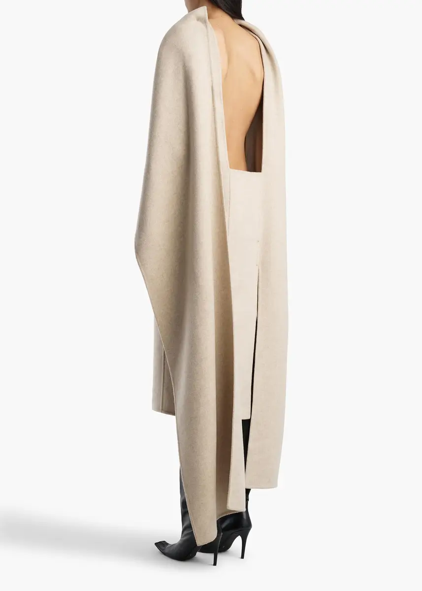 Khaite Ramona Dress In Oatmeal | Thumbnail 3 Khaite Ramona Dress In Oatmeal | Thumbnail 3