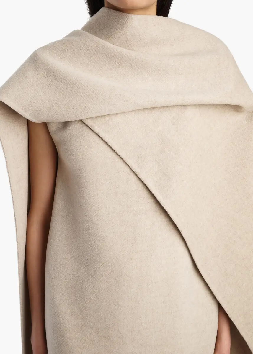 Khaite Ramona Dress In Oatmeal | Thumbnail 4 Khaite Ramona Dress In Oatmeal | Thumbnail 4