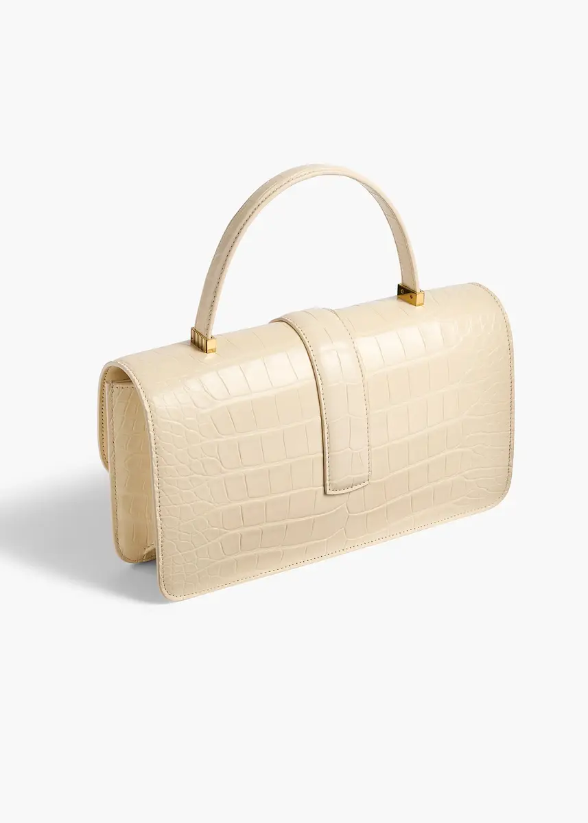 Khaite Blake Top Handle Bag In Champagne Alligator | Thumbnail 2