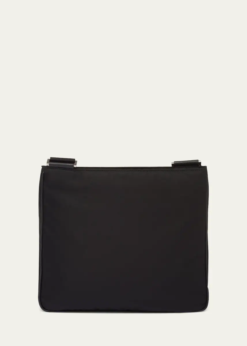 Prada Men's Nylon and Saffiano Crossbody Bag | Thumbnail 3