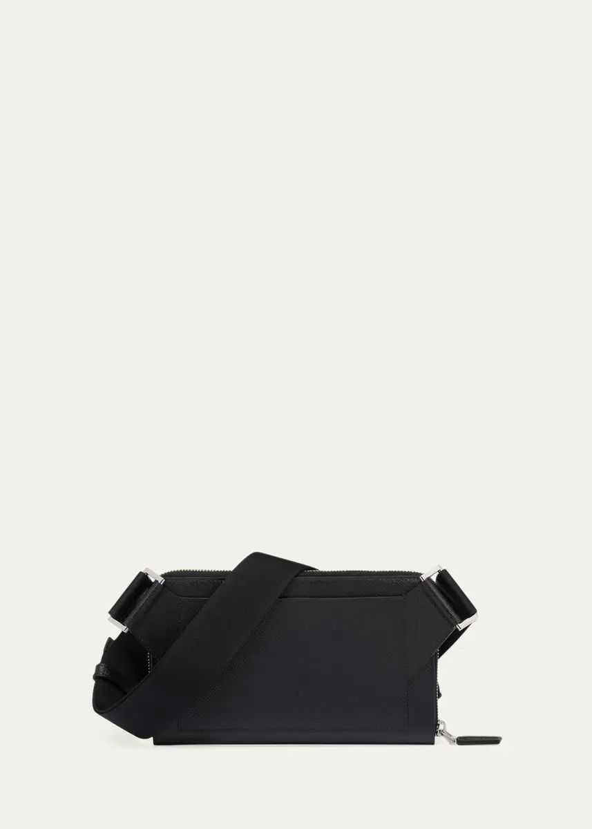 Prada Men's Saffiano Belt Bag | Thumbnail 3 Prada Men's Saffiano Belt Bag | Thumbnail 3