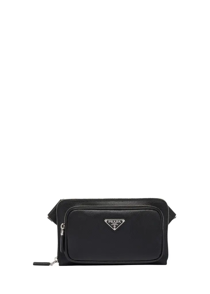 Prada Men's Saffiano Belt Bag | Image 1 Prada Men's Saffiano Belt Bag | Image 1