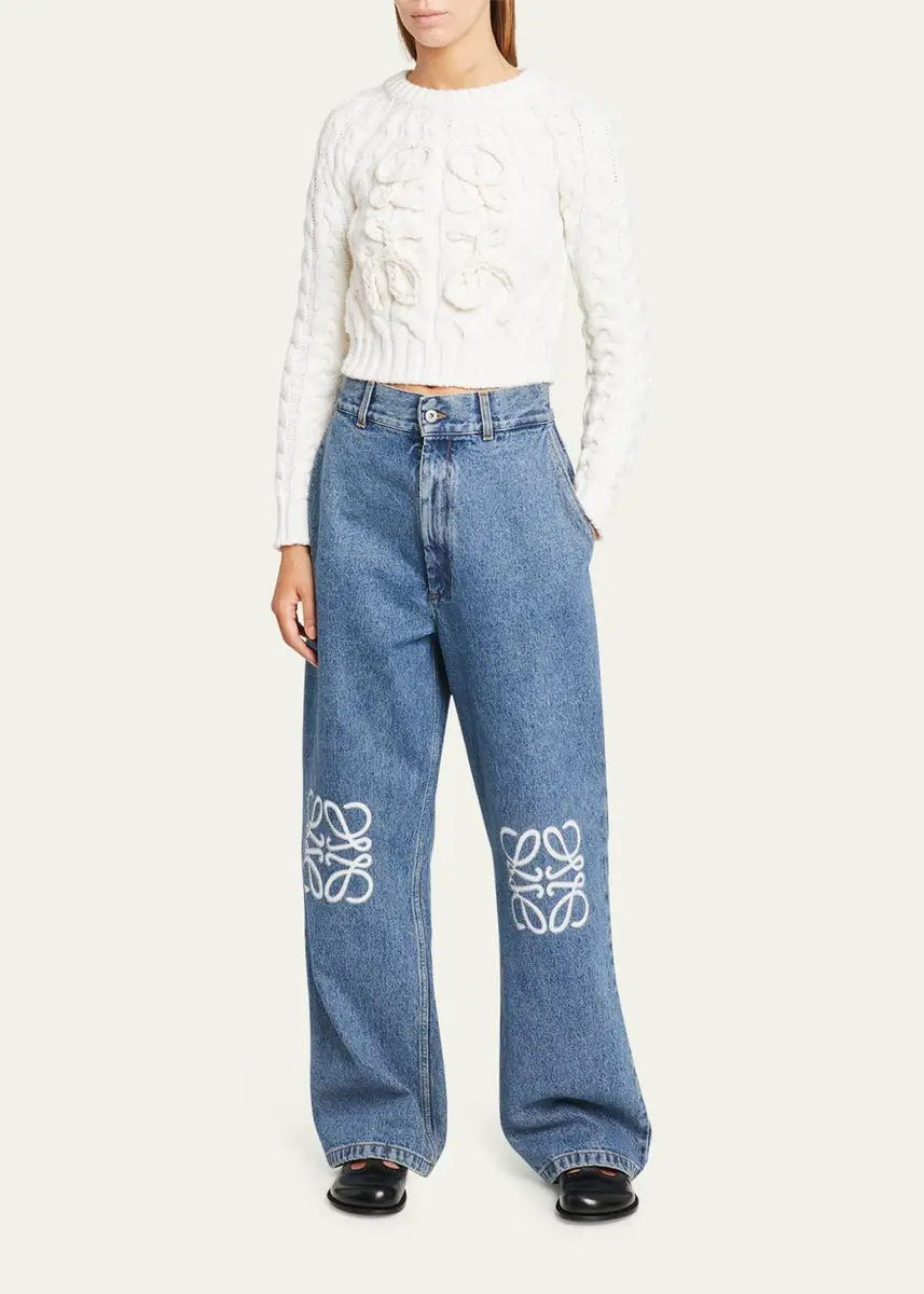 Loewe Anagram Baggy Jeans | Thumbnail 2 Loewe Anagram Baggy Jeans | Thumbnail 2