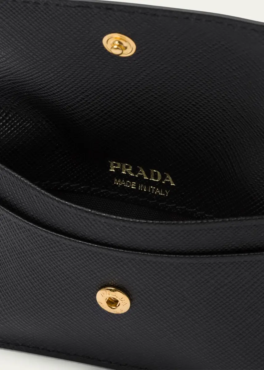Prada Flap Saffiano Leather Wallet | Thumbnail 3 Prada Flap Saffiano Leather Wallet | Thumbnail 3