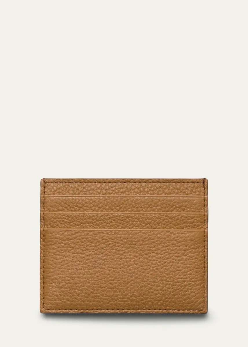 Prada Triangle Logo Leather Card Holder | Thumbnail 2