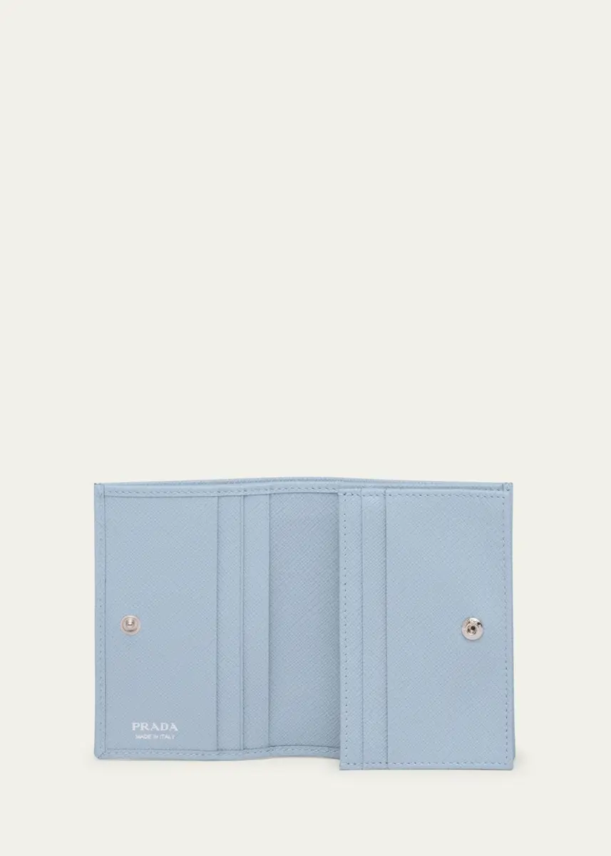 Prada Small Saffiano Leather Wallet | Thumbnail 5 Prada Small Saffiano Leather Wallet | Thumbnail 5
