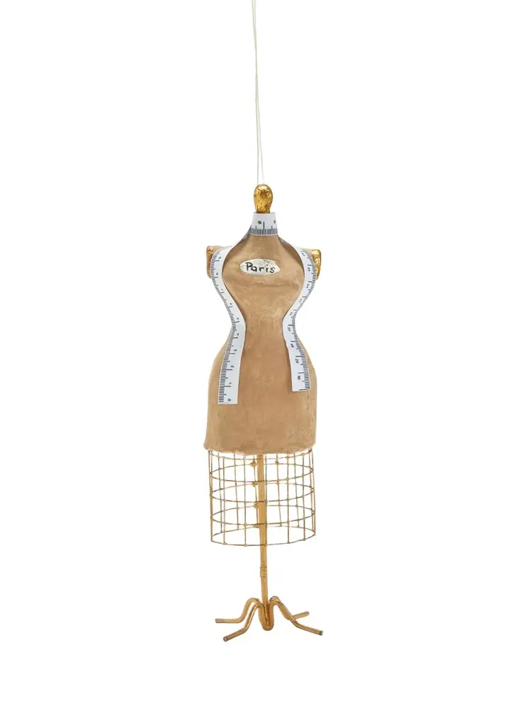 Cody Foster & Co Dress Form Christmas Ornament