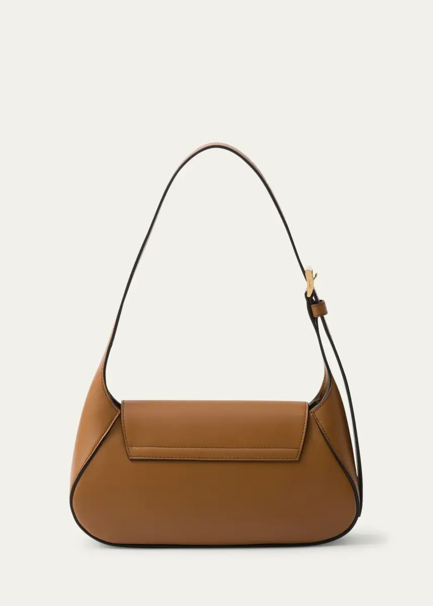 Prada City Flap Leather Shoulder Bag | Thumbnail 3