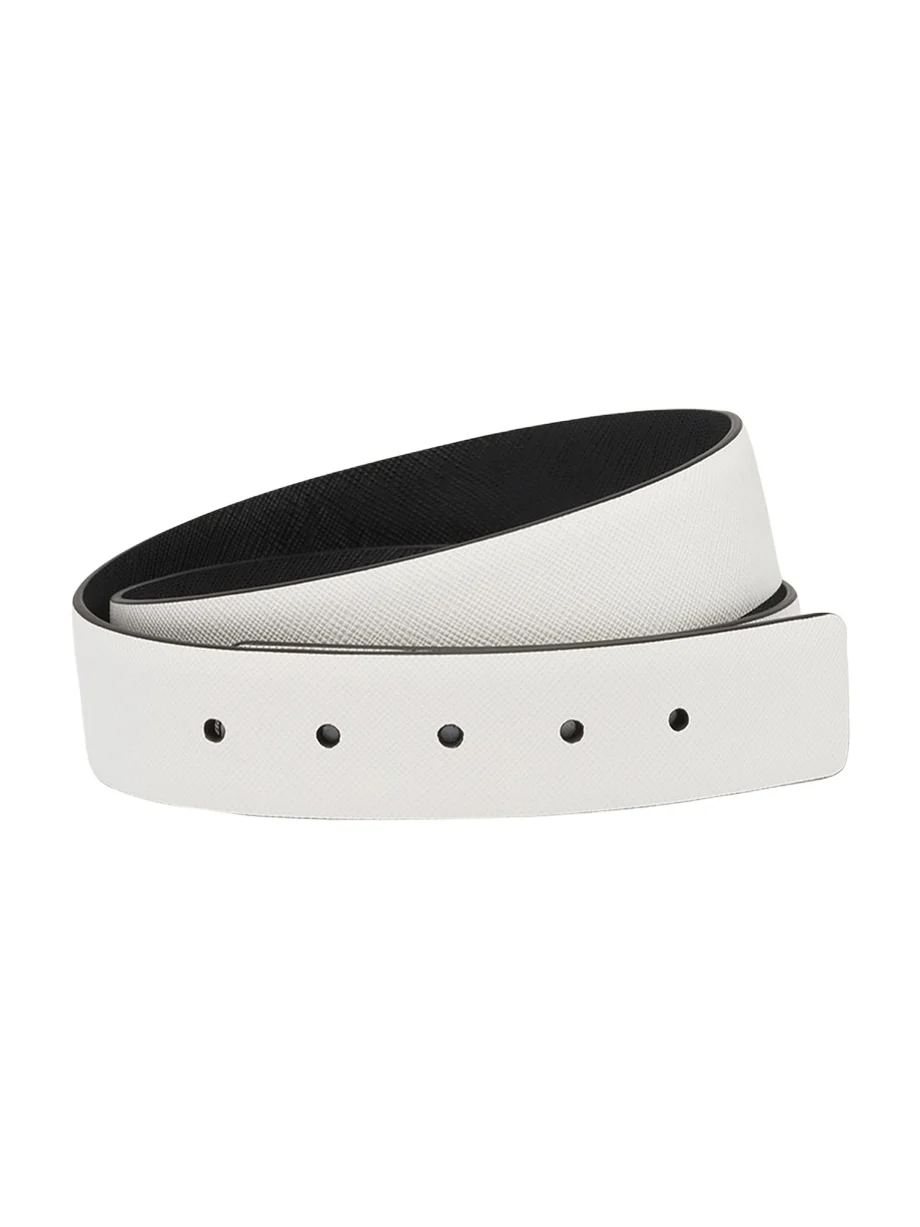 Prada Men's Reversible Saffiano Leather Belt Strap