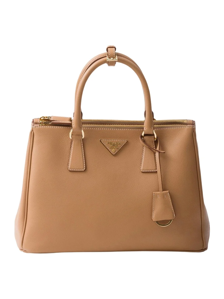 Galleria Large Grain Leather Top-Handle Bag