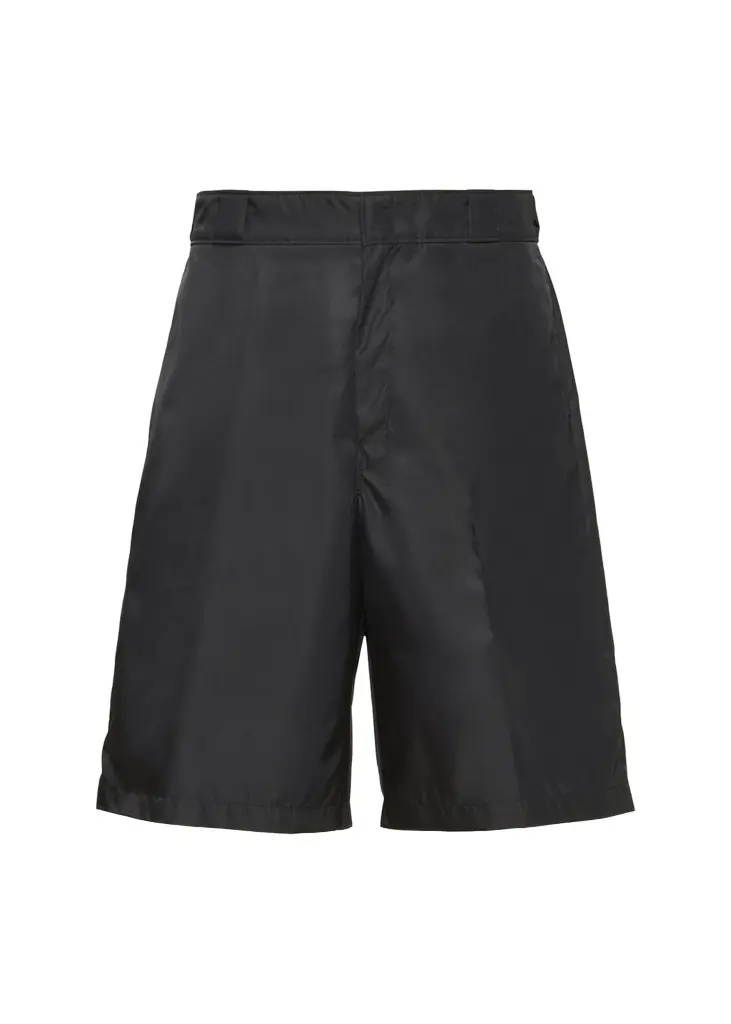 Prada Men's Re-Nylon Printed Bermuda Shorts | Image 1 Prada Men's Re-Nylon Printed Bermuda Shorts | Image 1