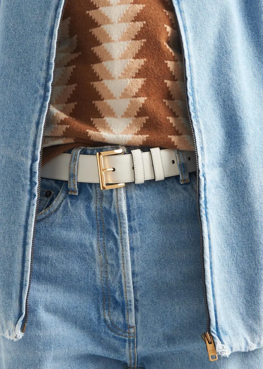 Prada City Calf Leather Belt | Thumbnail 4 Prada City Calf Leather Belt | Thumbnail 4