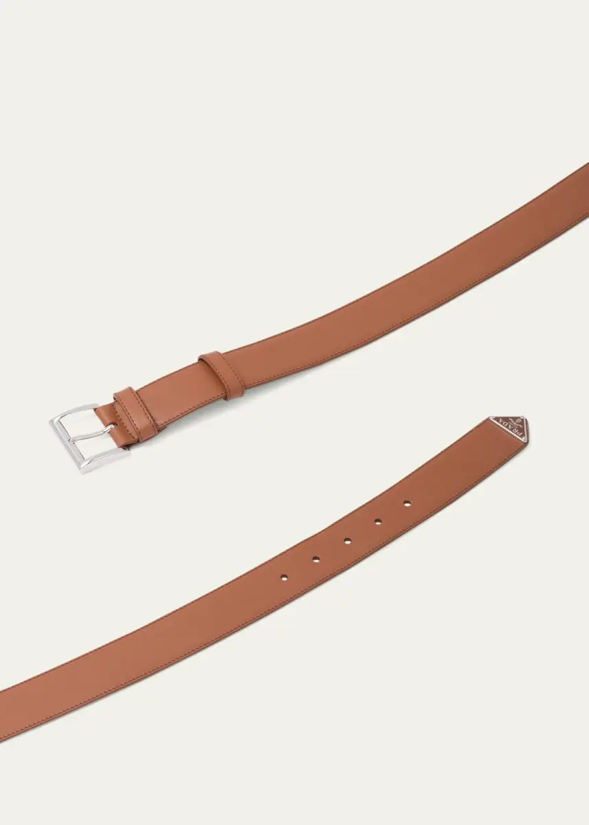 Prada City Calf Leather Belt | Thumbnail 5 Prada City Calf Leather Belt | Thumbnail 5