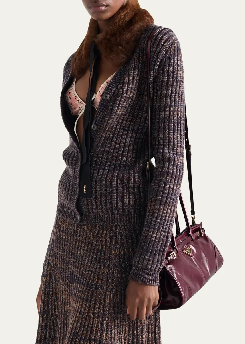 Prada Bonnie Medium Leather Shoulder Bag | Thumbnail 12 Prada Bonnie Medium Leather Shoulder Bag | Thumbnail 12