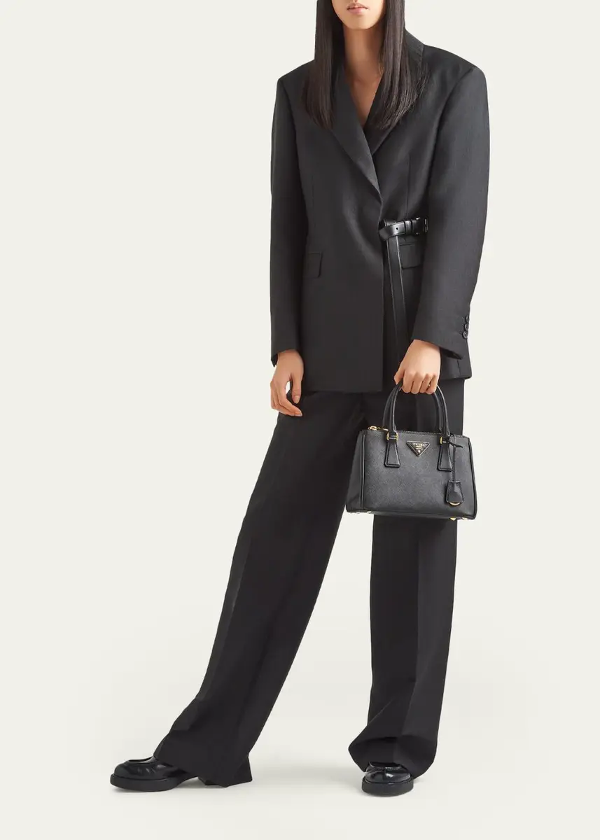 Prada Small Galleria Leather Top-Handle Bag | Thumbnail 5 Prada Small Galleria Leather Top-Handle Bag | Thumbnail 5