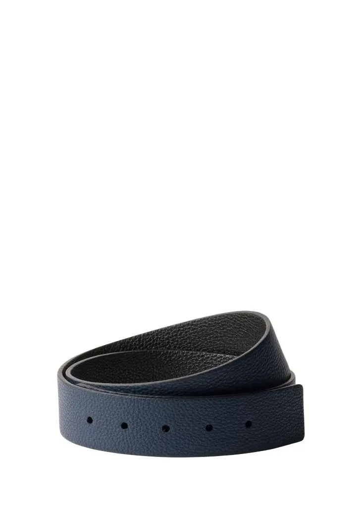 Prada Men's Diano Reversible Leather Belt Strap | Image 1 Prada Men's Diano Reversible Leather Belt Strap | Image 1