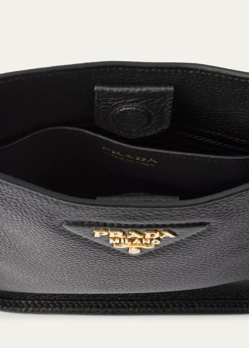 Prada Mini Daino Soft Leather Hobo Crossbody Bag | Thumbnail 3