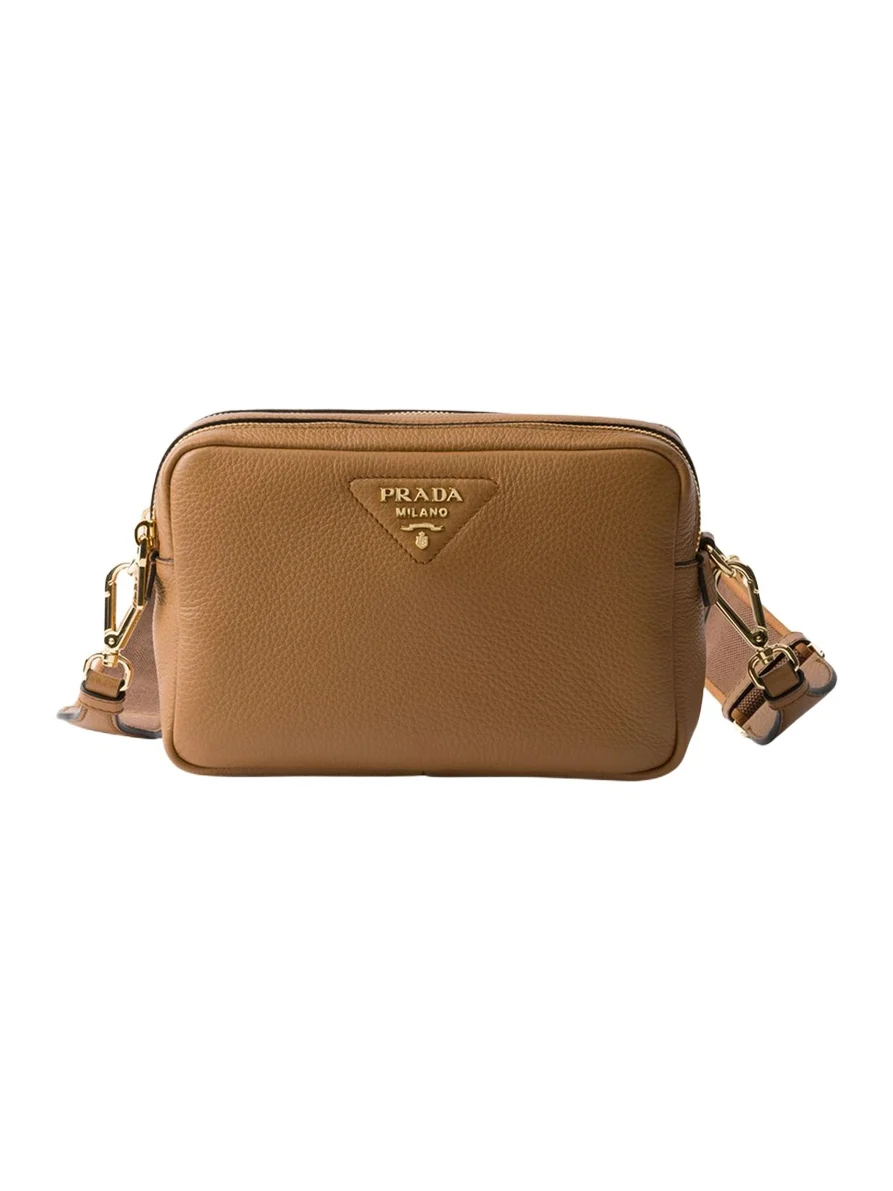 Prada Daino Soft Leather Camera Crossbody Bag
