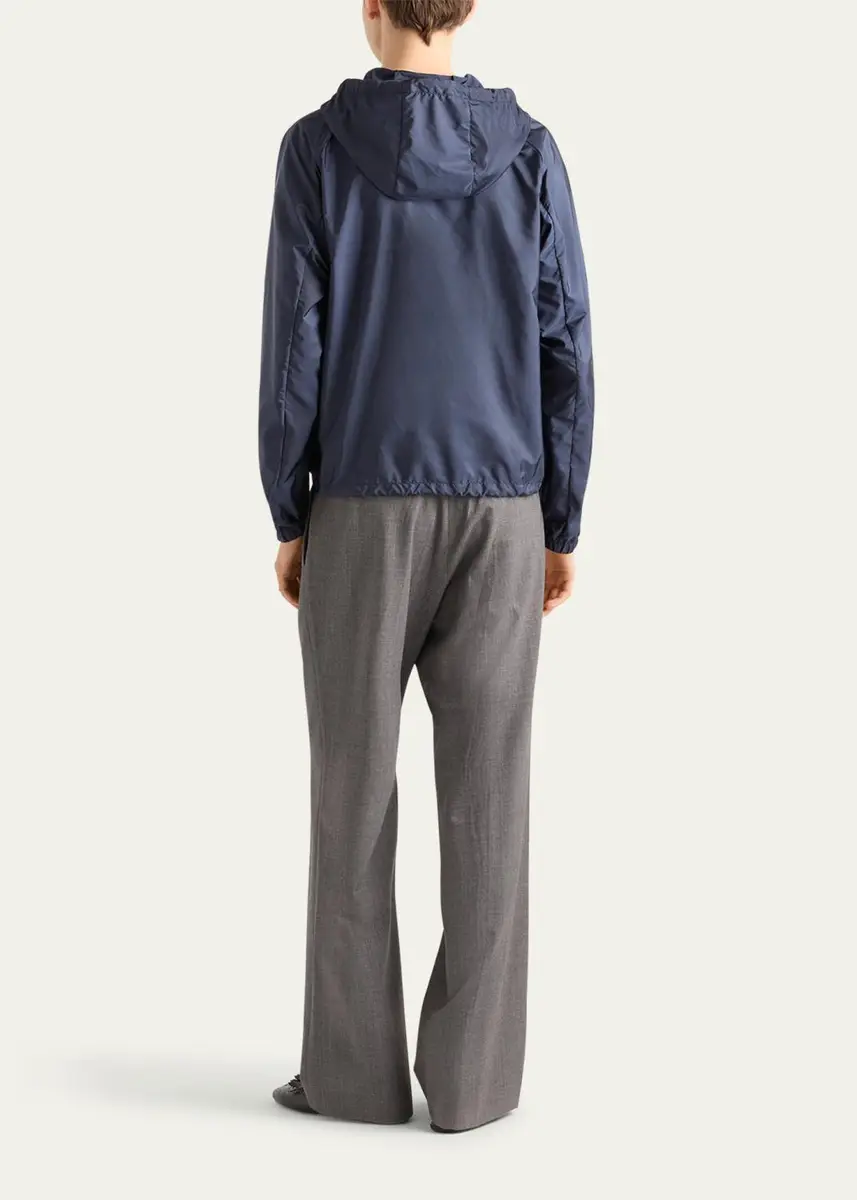 Prada Men's Re-Nylon Hooded Jacket | Thumbnail 3 Prada Men's Re-Nylon Hooded Jacket | Thumbnail 3
