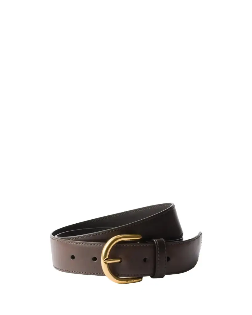 Prada Buckle Calf Leather Belt | Image 1 Prada Buckle Calf Leather Belt | Image 1