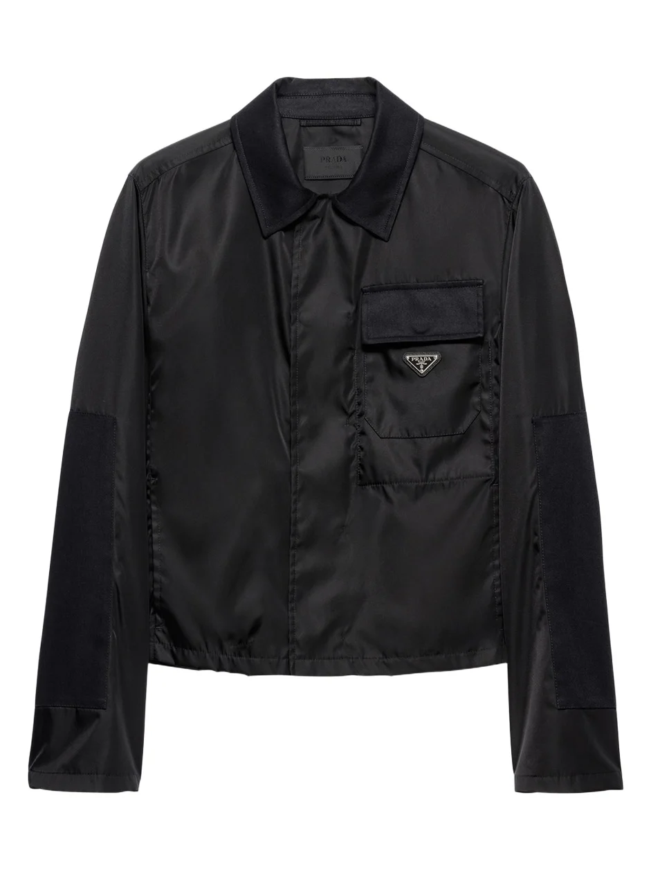 Prada Men's Cropped Re-Nylon Jacket