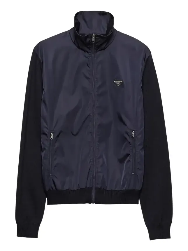 Men's Mix Media Full-Zip Jacket