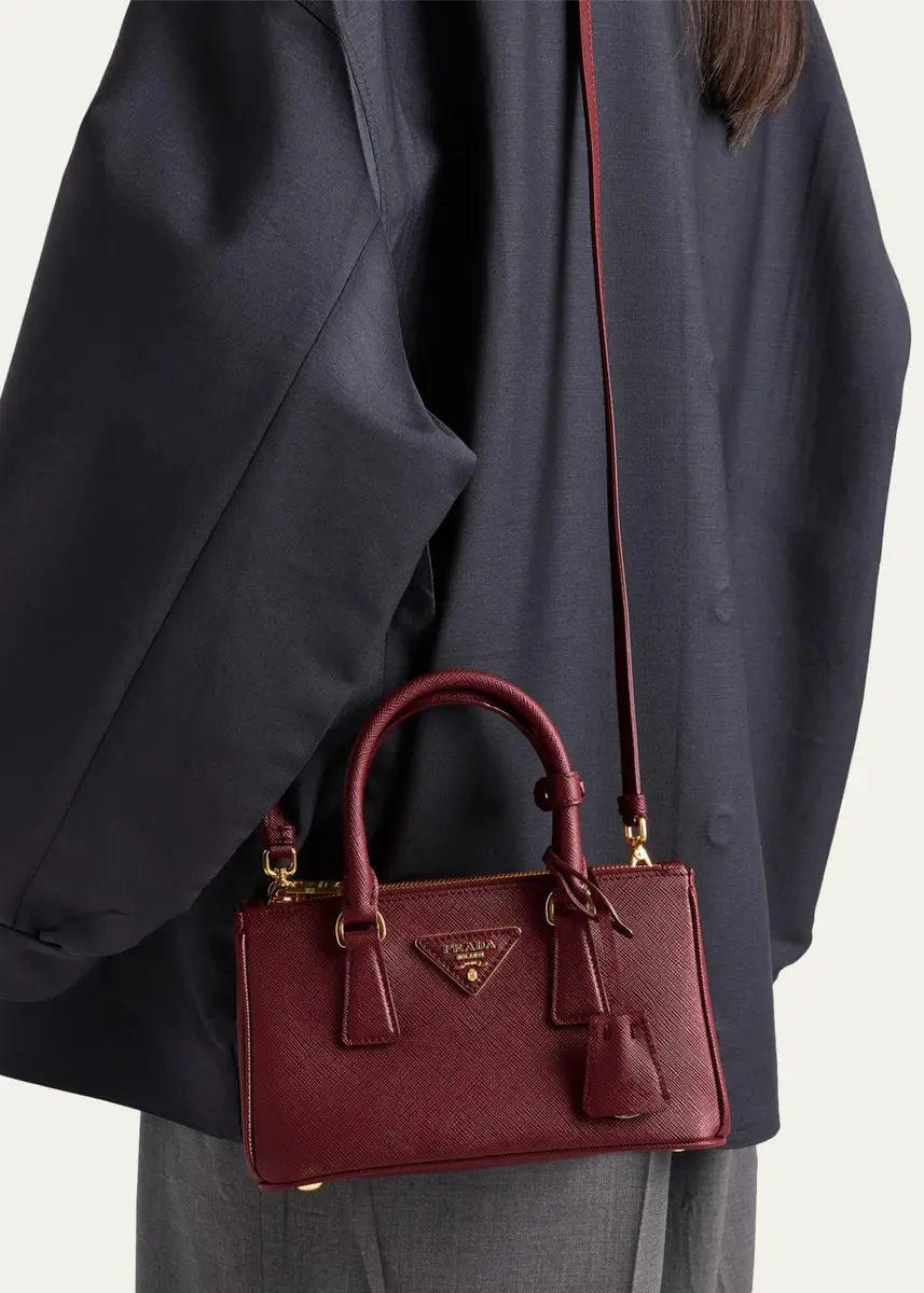 Prada Galleria Saffiano Leather Top-Handle Bag | Thumbnail 5 Prada Galleria Saffiano Leather Top-Handle Bag | Thumbnail 5