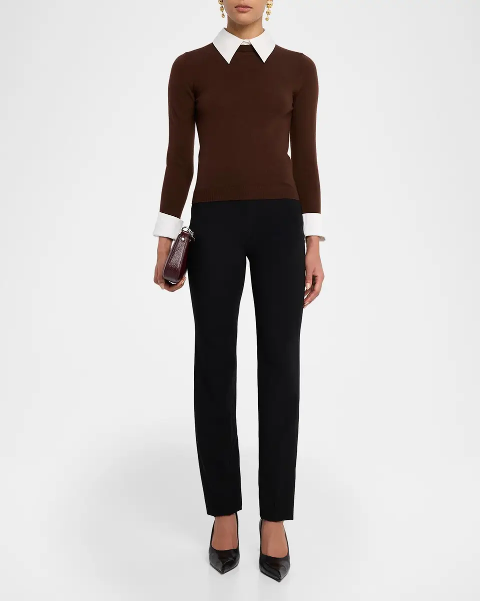 Alice + Olivia Porla Collared Sweater | Thumbnail 2