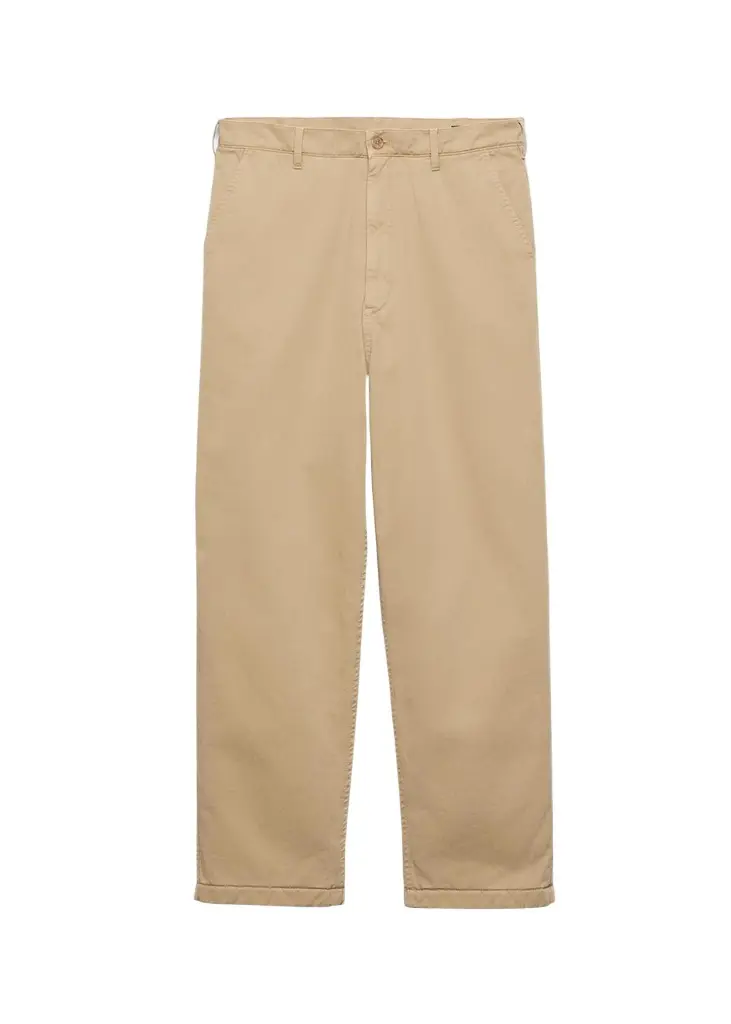Prada Men's Cotton Gabardine Flat-Front Pants | Image 1 Prada Men's Cotton Gabardine Flat-Front Pants | Image 1