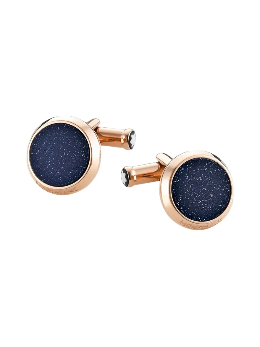 Montblanc Men's Meisterstuck Round Stone Cufflinks
