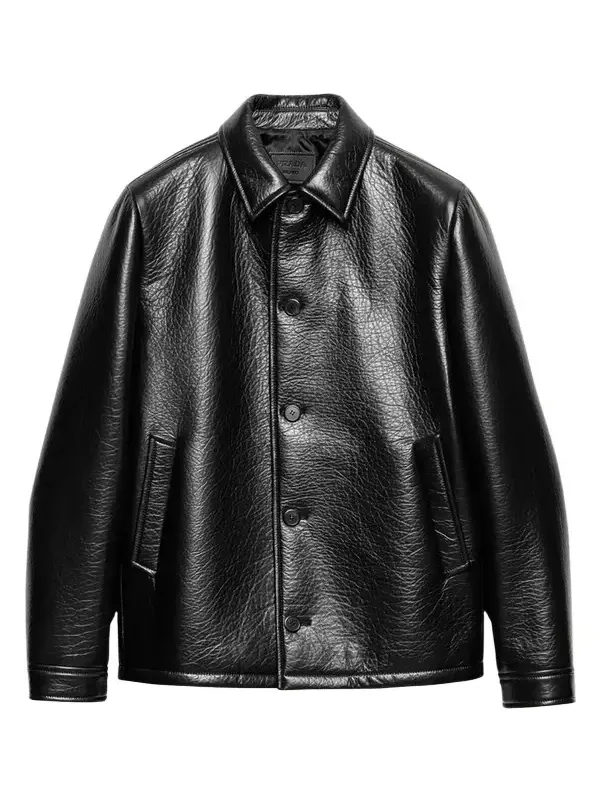 Men's Grained Napa Leather Jacket Men's Grained Napa Leather Jacket