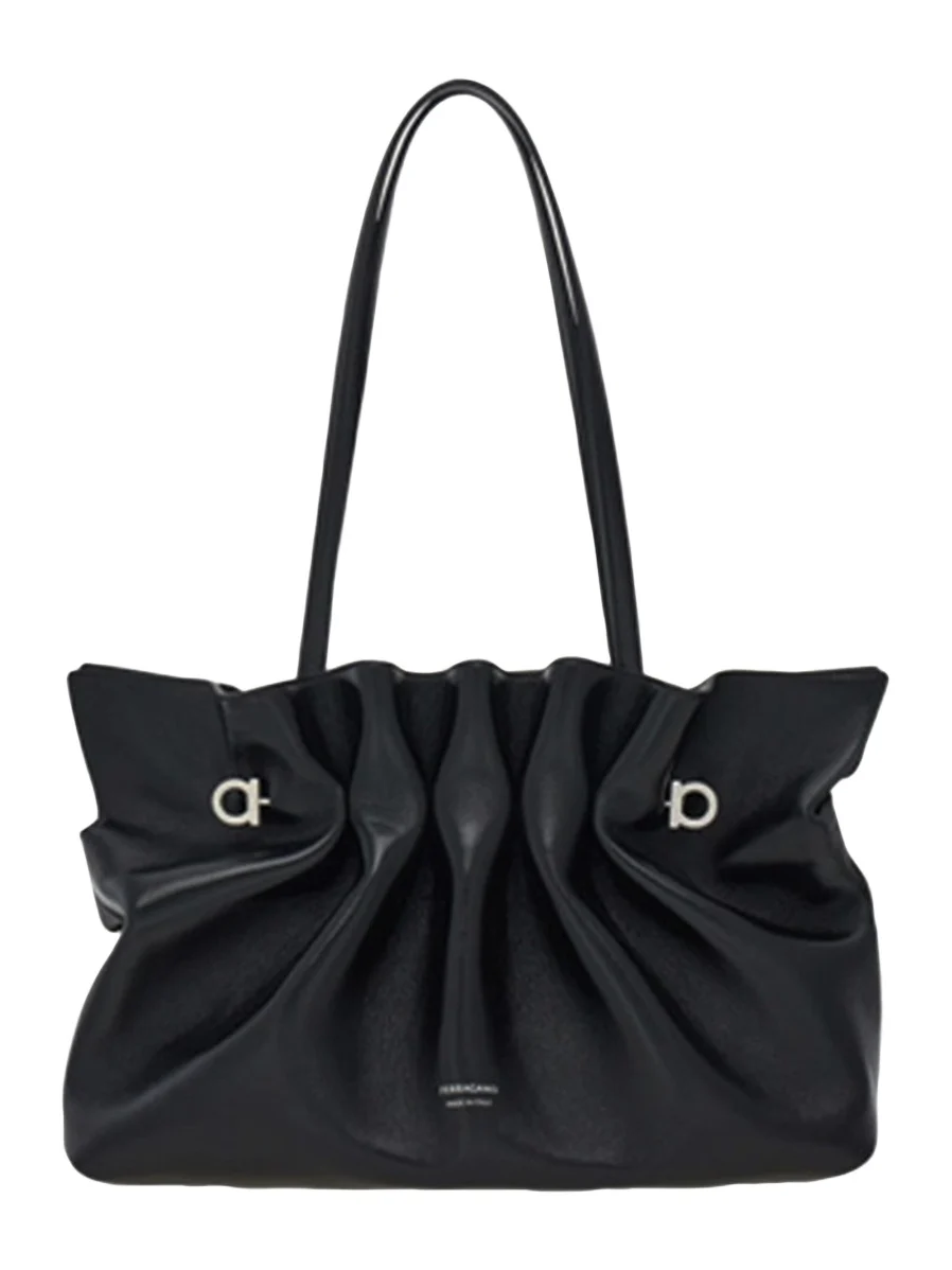 Medium Gancini Pierced Shoulder Bag Medium Gancini Pierced Shoulder Bag