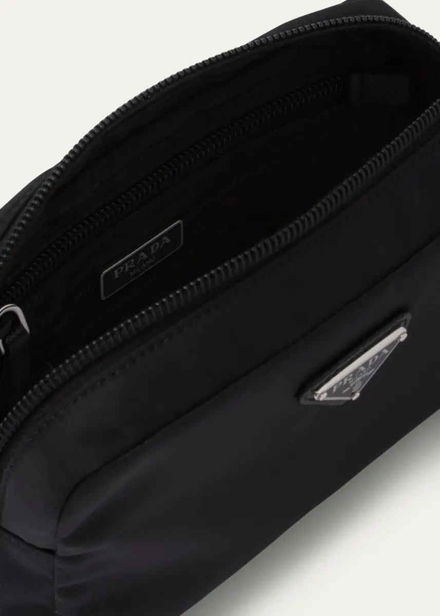 Prada Small Nylon Cosmetic Pouch Bag | Thumbnail 3