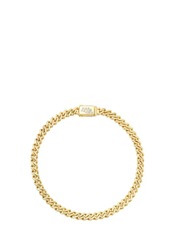 Uniform Object 18K Yellow Gold & 1.18 TCW Diamond Bracelet
