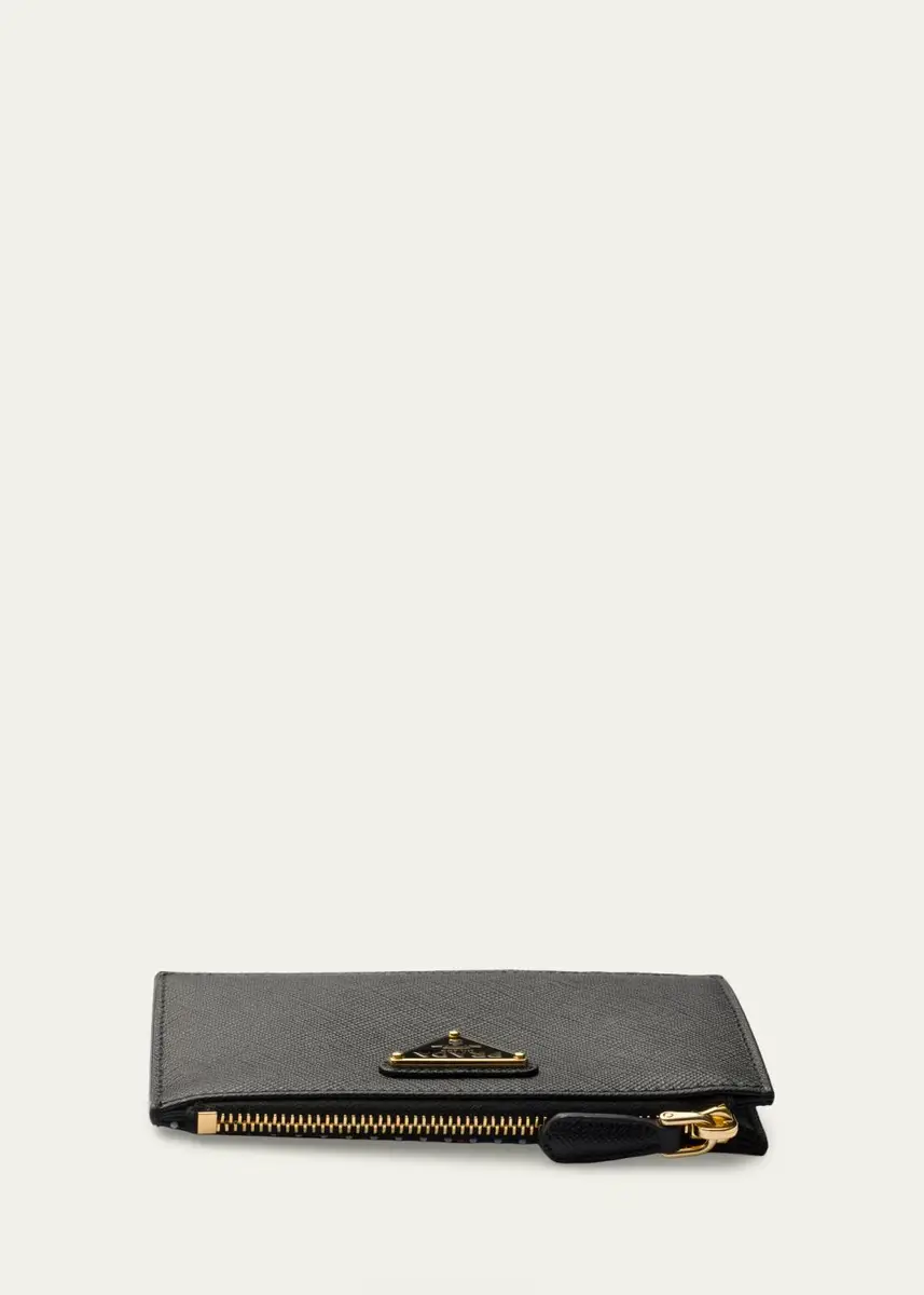 Prada Lips-Print Saffiano Leather Card Holder | Thumbnail 3 Prada Lips-Print Saffiano Leather Card Holder | Thumbnail 3