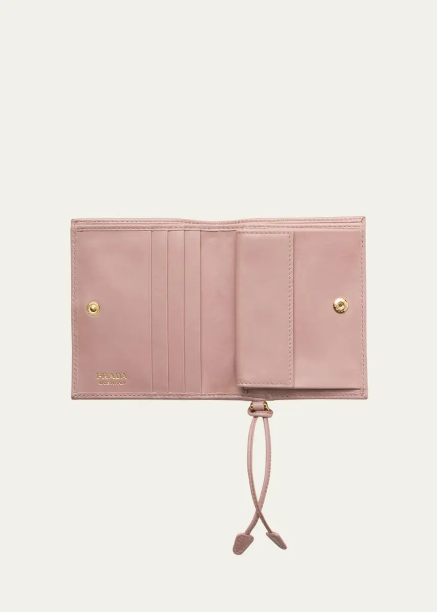 Prada Bifold Soft Leather Wallet | Thumbnail 5 Prada Bifold Soft Leather Wallet | Thumbnail 5
