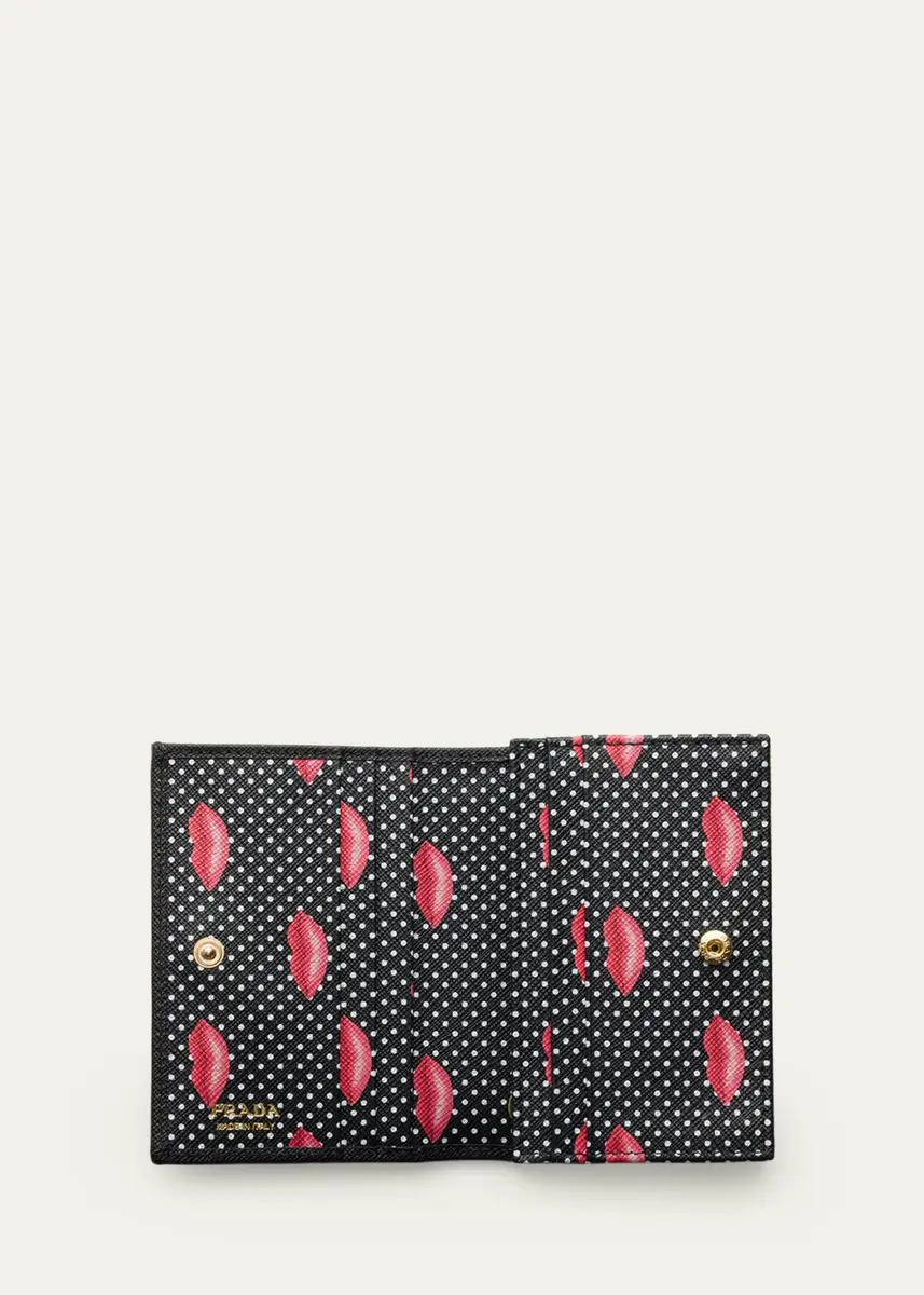 Prada Small Saffiano Bifold Wallet | Thumbnail 3 Prada Small Saffiano Bifold Wallet | Thumbnail 3