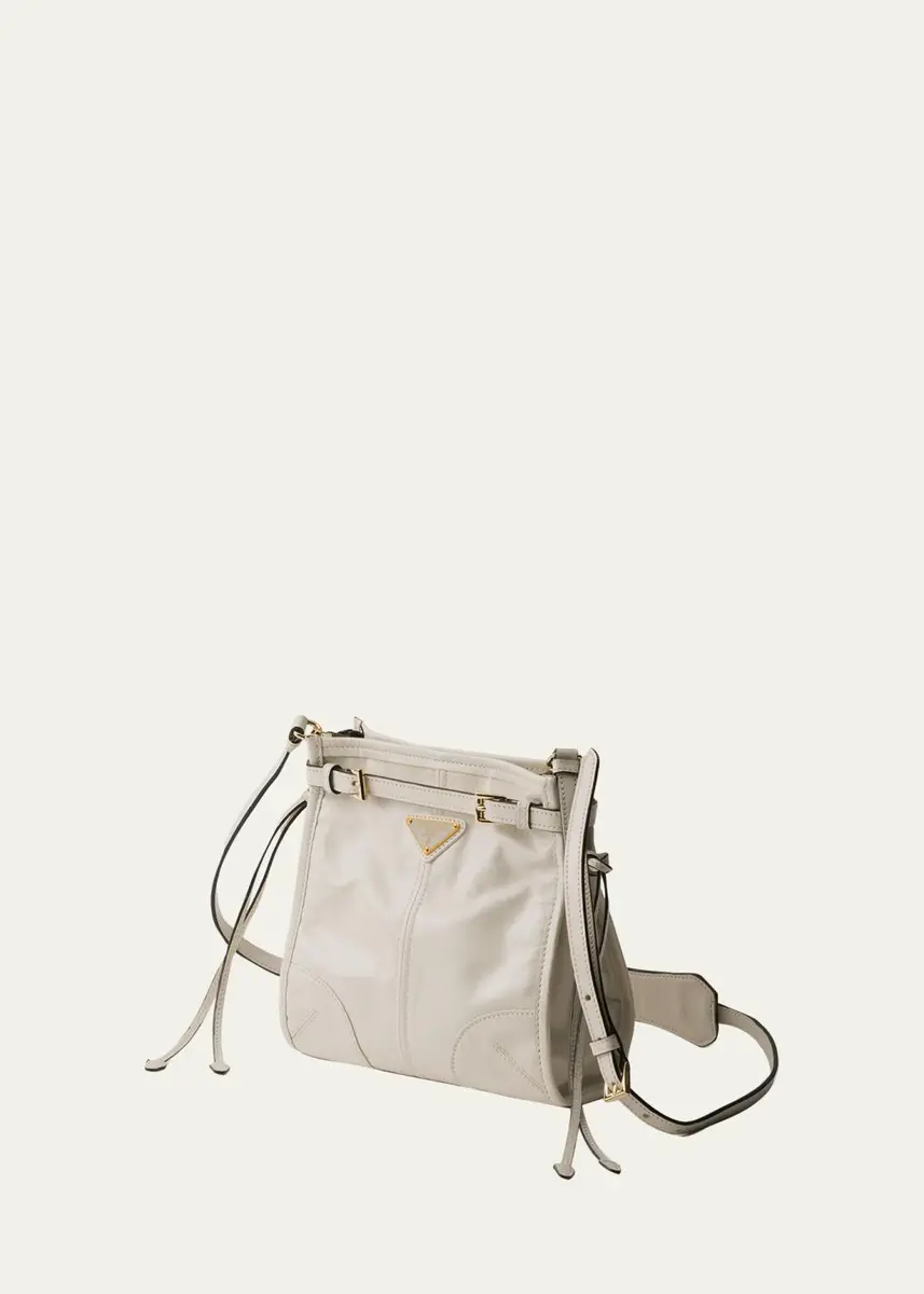 Prada Bonnie Belted Leather Shoulder Bag | Thumbnail 3