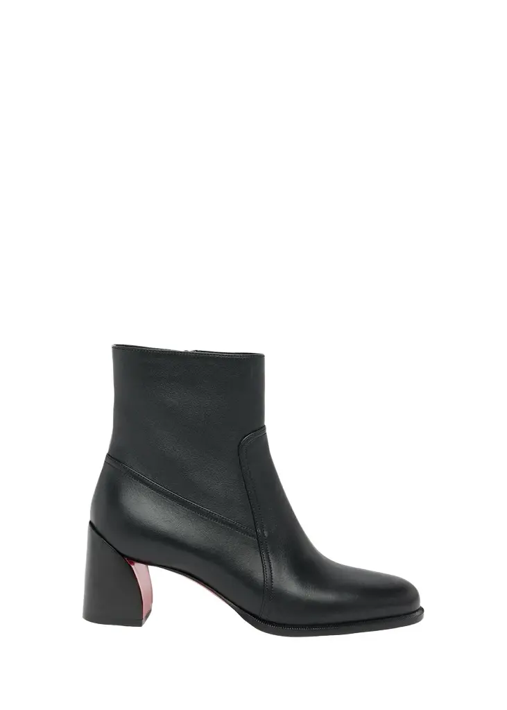 Christian Louboutin 55mm Ira Leather Ankle Boots | Image 1 Christian Louboutin 55mm Ira Leather Ankle Boots | Image 1