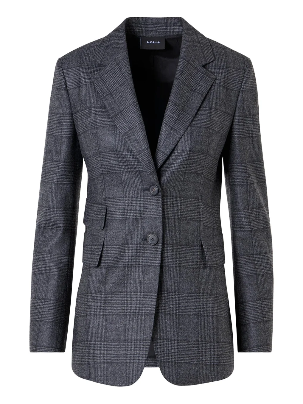 Arie Prince of Whales Wool Flannel Single-Breasted Jacket