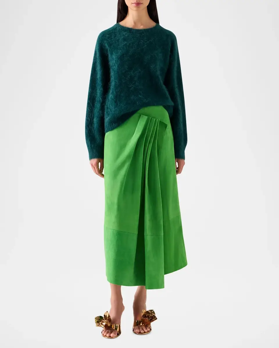 Akris Cloud Cashmere Crewneck Sweater | Thumbnail 2 Akris Cloud Cashmere Crewneck Sweater | Thumbnail 2