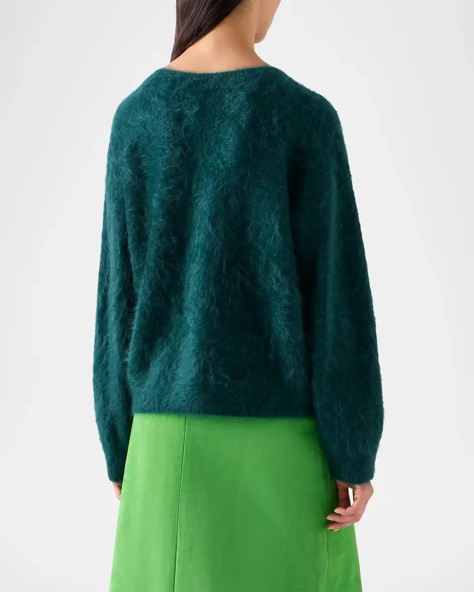 Akris Cloud Cashmere Crewneck Sweater | Thumbnail 3 Akris Cloud Cashmere Crewneck Sweater | Thumbnail 3