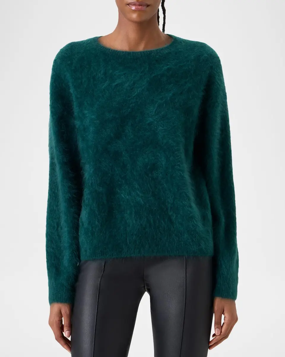 Akris Cloud Cashmere Crewneck Sweater | Thumbnail 6 Akris Cloud Cashmere Crewneck Sweater | Thumbnail 6
