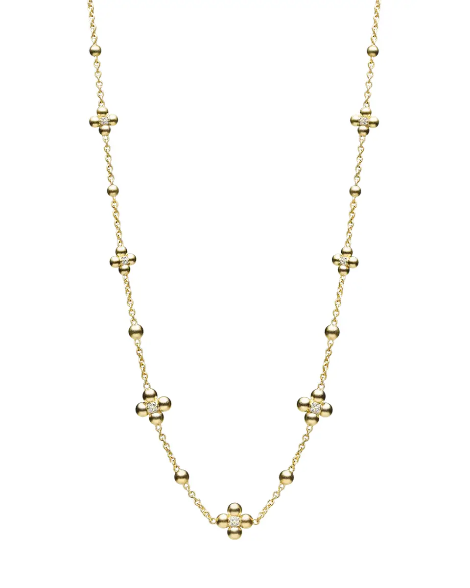 Paul Morelli 18K Yellow Gold Diamong Sequence Necklace | Thumbnail 2 Paul Morelli 18K Yellow Gold Diamong Sequence Necklace | Thumbnail 2