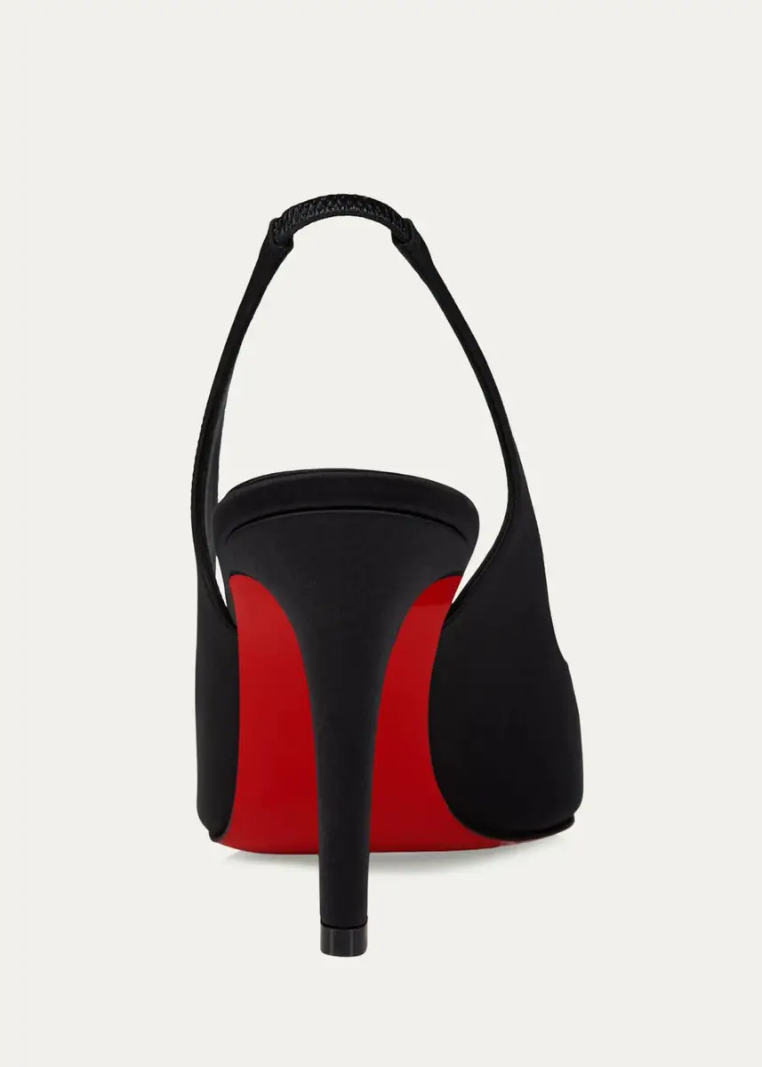 Christian Louboutin 85mm Fanny Love Satin Slingback Pumps | Thumbnail 2 Christian Louboutin 85mm Fanny Love Satin Slingback Pumps | Thumbnail 2