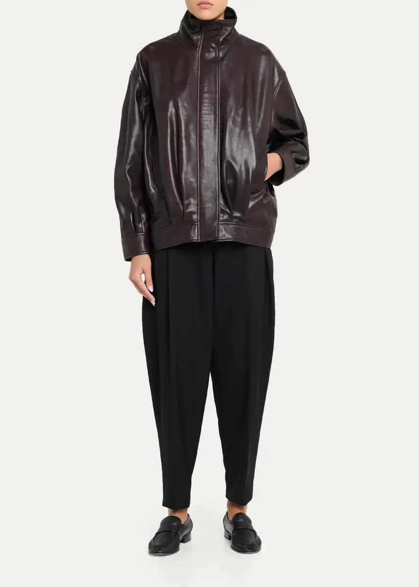 ARMA Paula Oversized Leather Jacket | Thumbnail 2 ARMA Paula Oversized Leather Jacket | Thumbnail 2