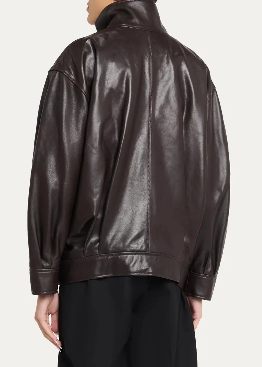 ARMA Paula Oversized Leather Jacket | Thumbnail 3 ARMA Paula Oversized Leather Jacket | Thumbnail 3